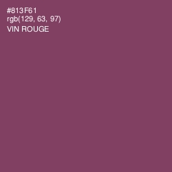 #813F61 - Vin Rouge Color Image